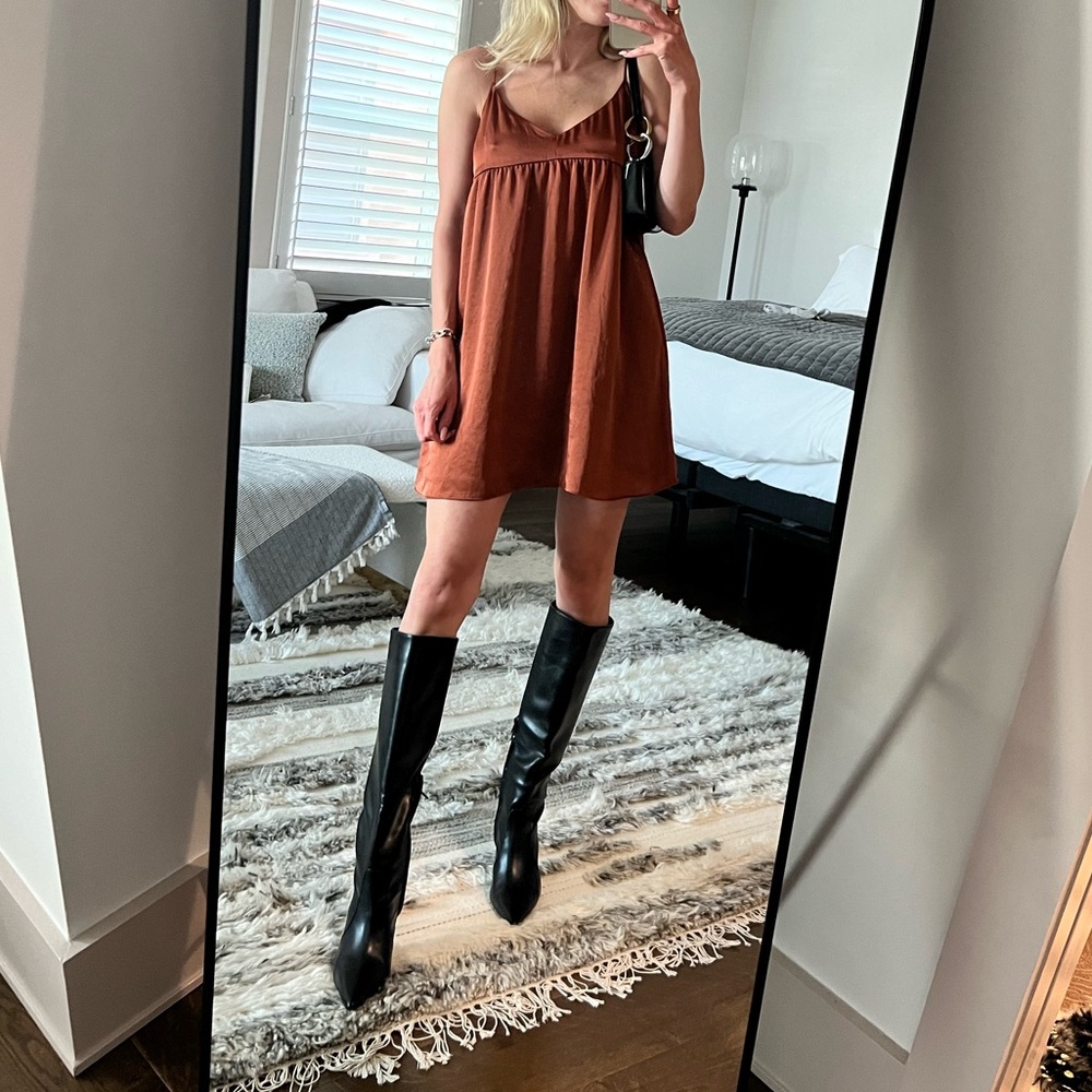 Wilfred Rust Mini Dress